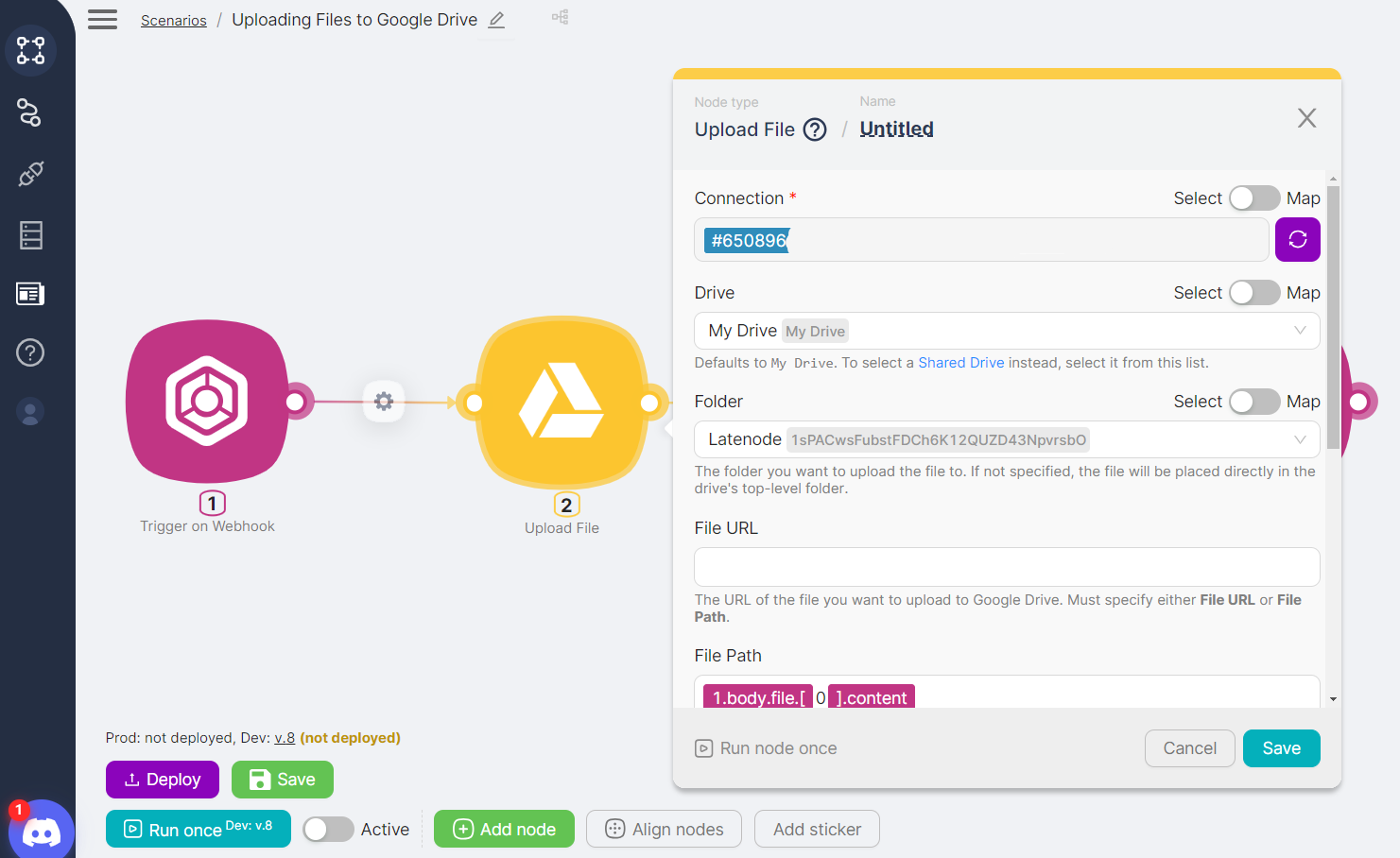 Copy Scenarios & Nodes | Latenode Docs