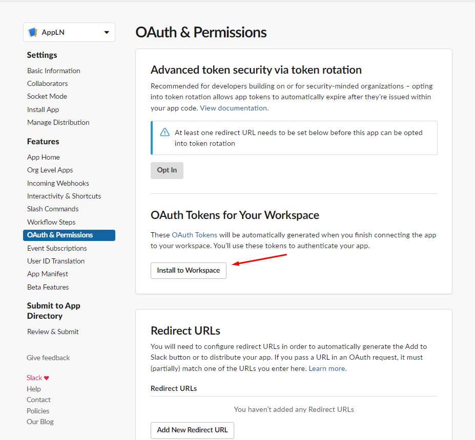 Install to Workspace