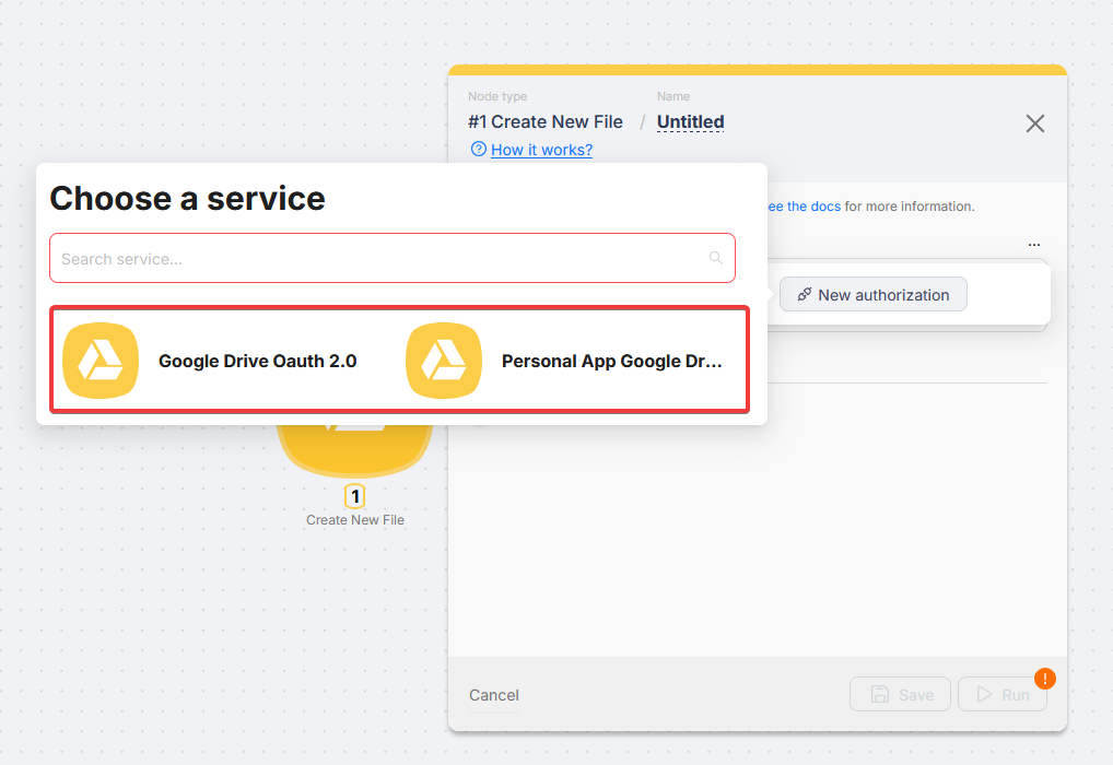 Drive connection types