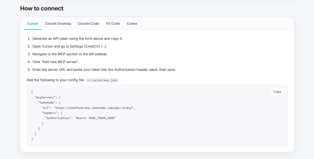 How to connect section with client tabs