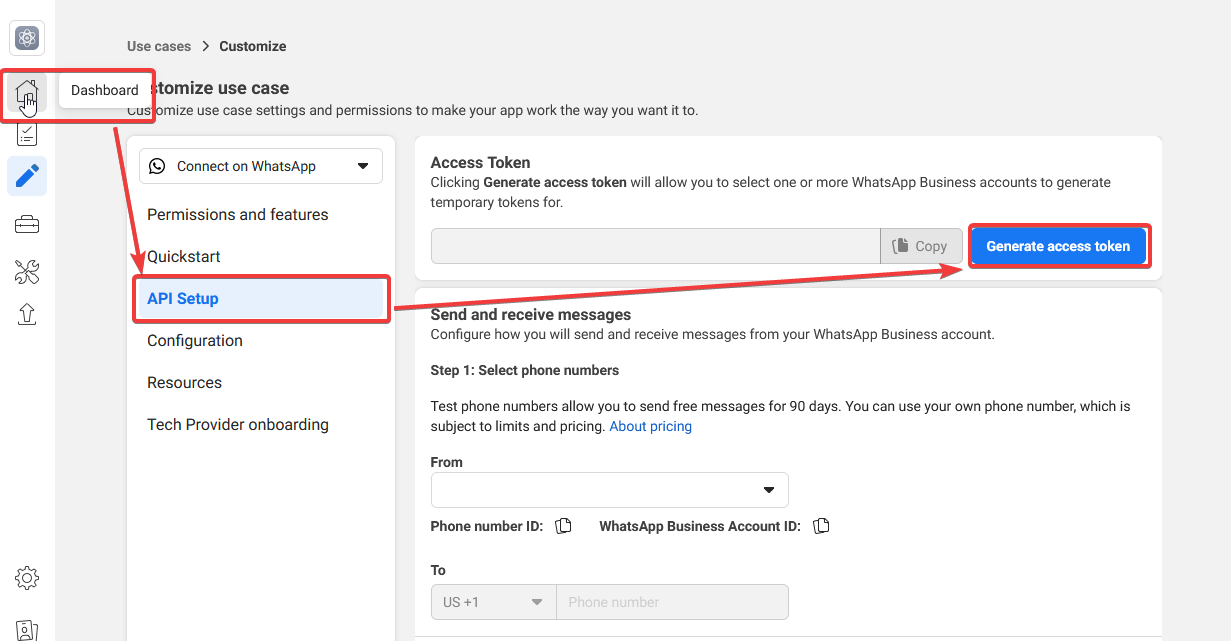 Meta API Setup / test tools (example)