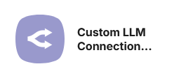 Custom LLM node overview