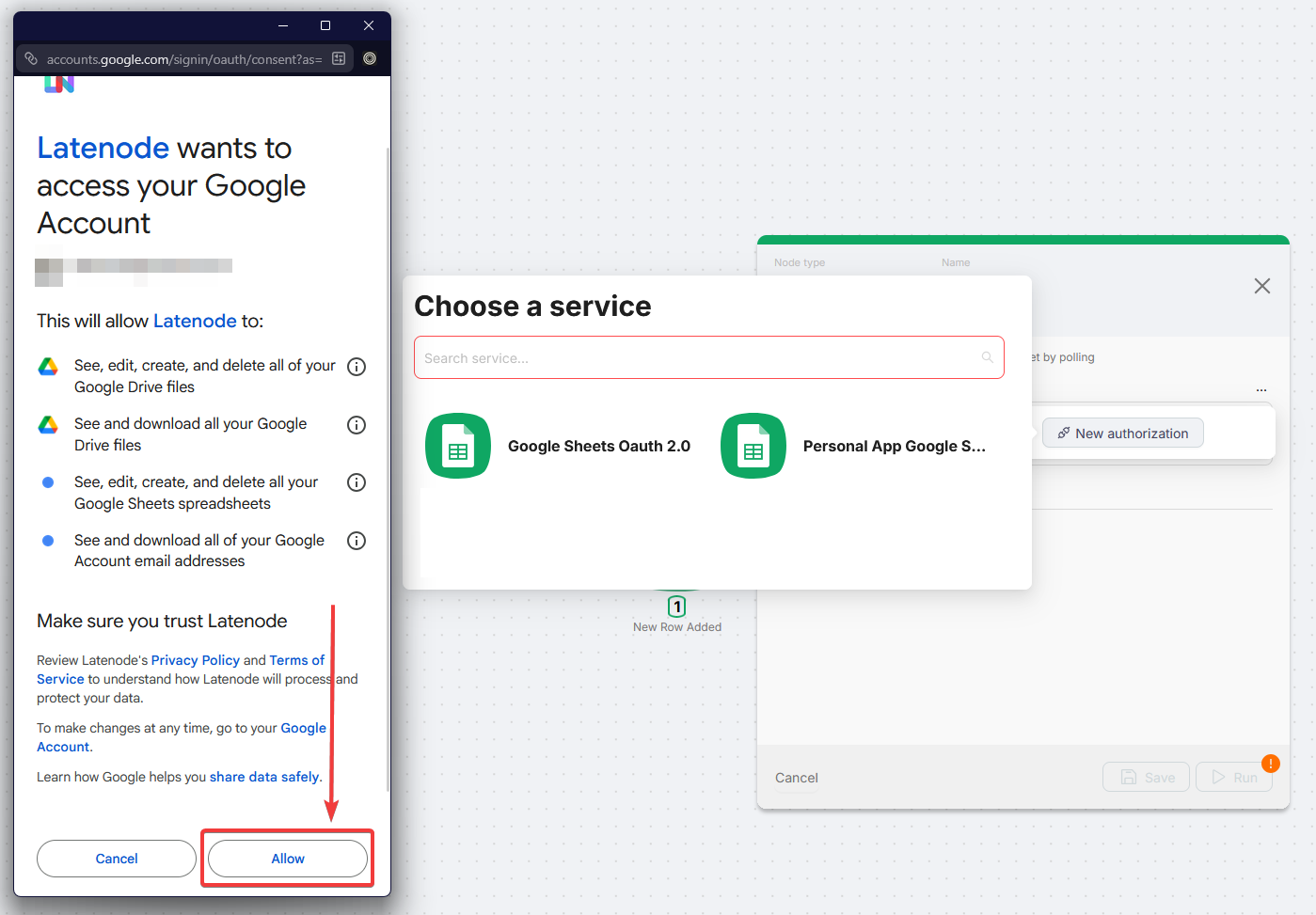 Connection field filled after successful OAuth