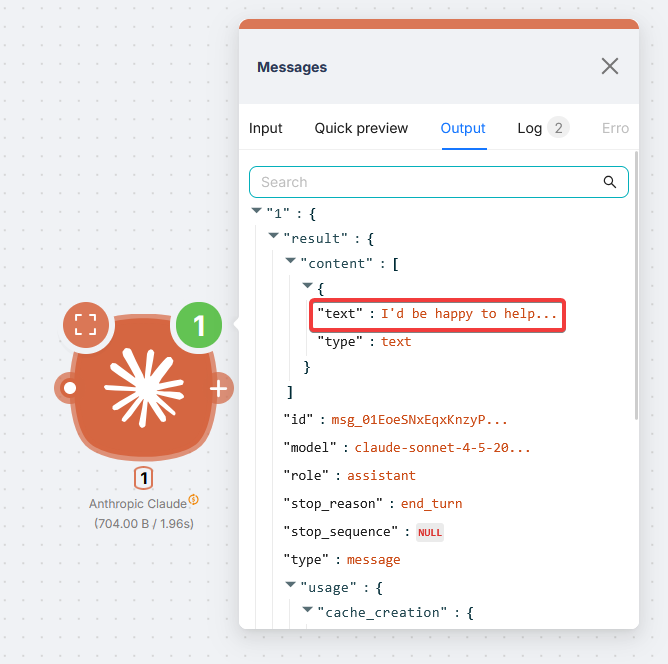 Basic prompt example